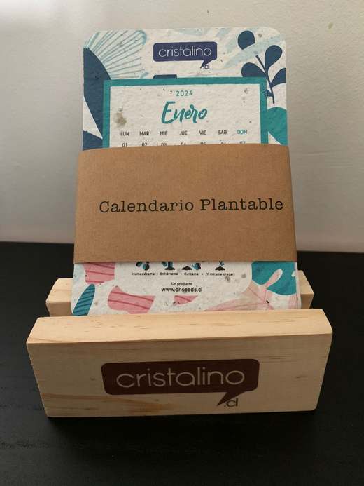 Calendario Plantable — 1 detalle cristalino