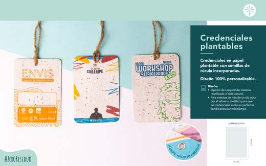 Credencial plantable — 0 portada catalogo