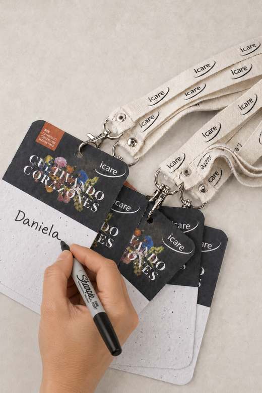Credencial plantable — 6 credenciales escribir