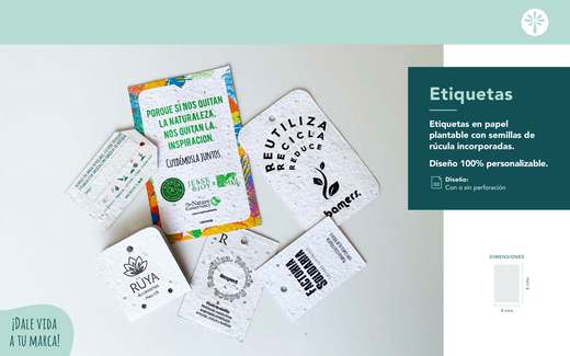 Etiquetas Plantables — 0 portada catalogo