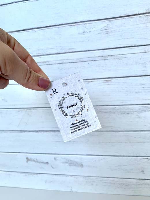 Etiquetas Plantables — 4 en mano etiqueta
