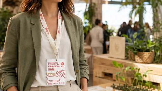 Lanyard Ecológico — 3 evento credencial