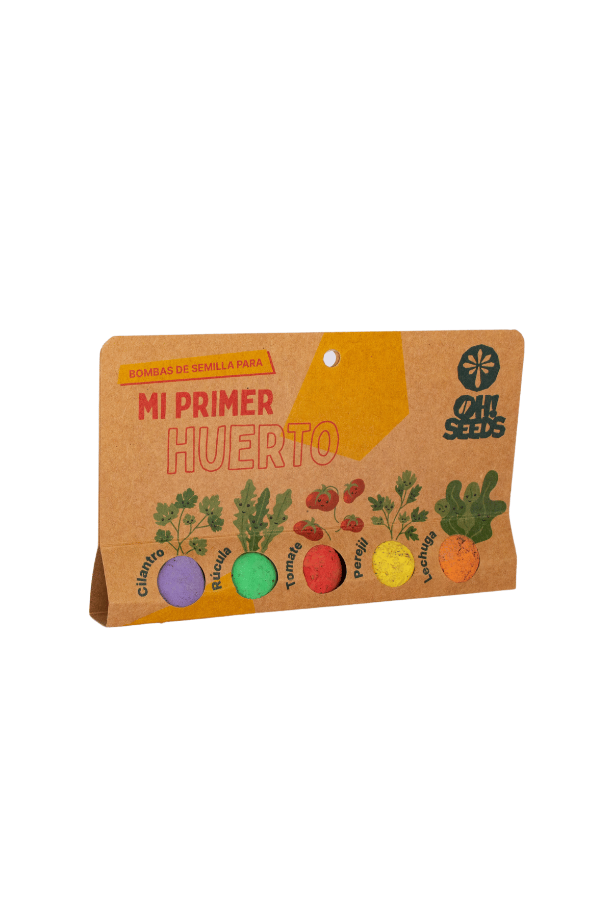 Kit Mi Primer Huerto - Cilantro, Perejil, Tomate, Rúcula y Lechuga